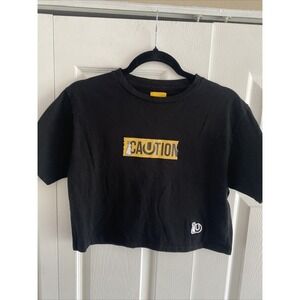 Caution FR2 Women's Med Cropped Graphic Rabbit Streetwear Japan F* Rabbit